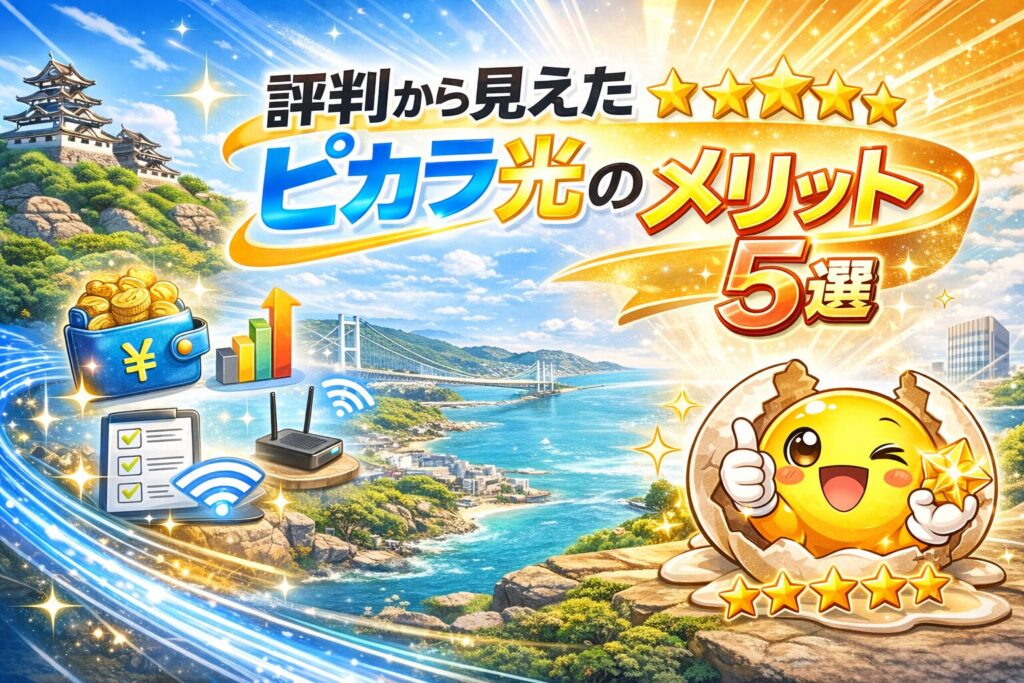 評判から見えたピカラ光のメリット5選