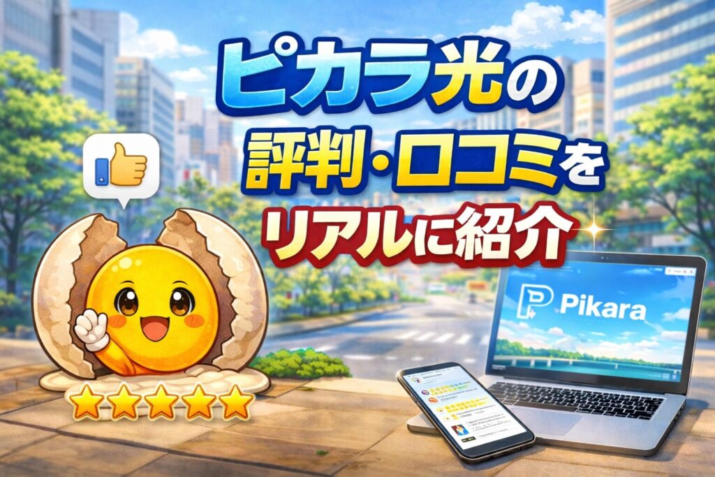 ピカラ光の評判・口コミをリアルに紹介