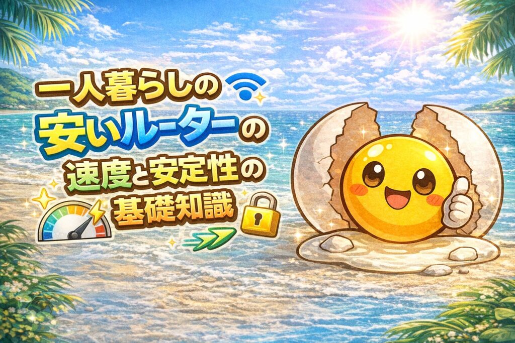 一人暮らしの安いルーターの速度と安定性の基礎知識