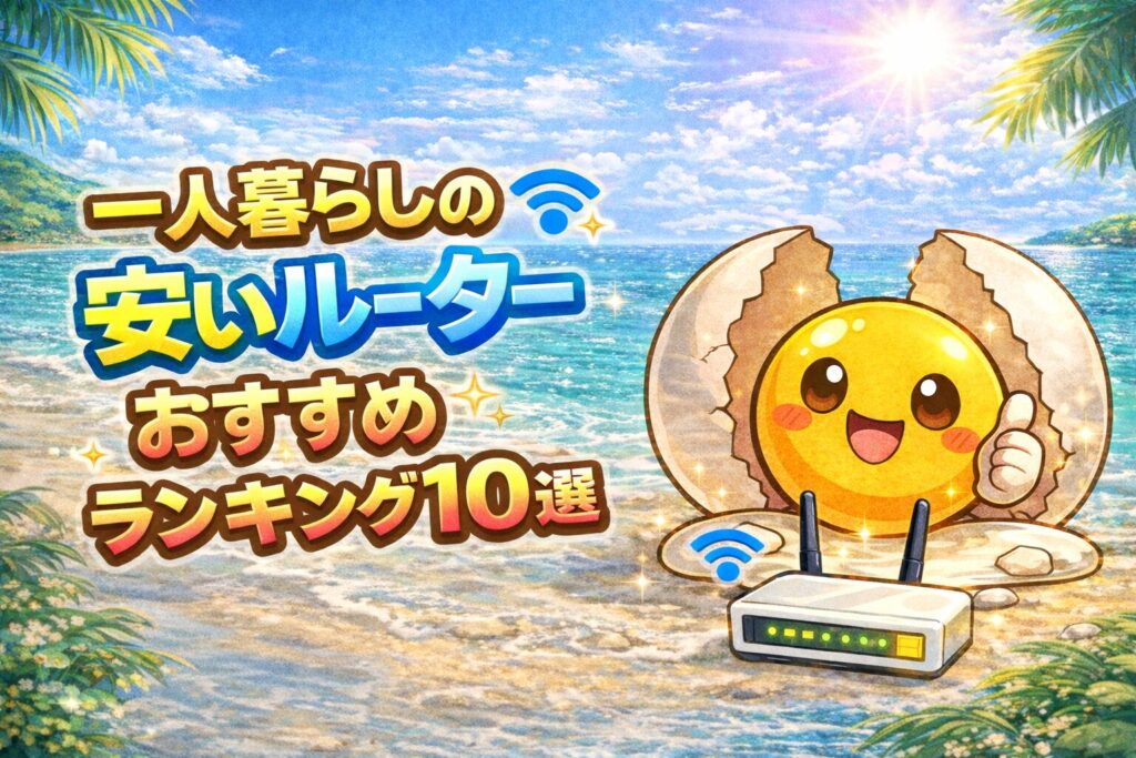 一人暮らしの安いルーターおすすめランキング10選
