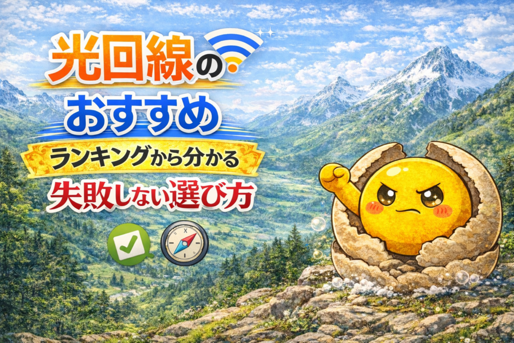 光回線のおすすめランキングから分かる失敗しない選び方