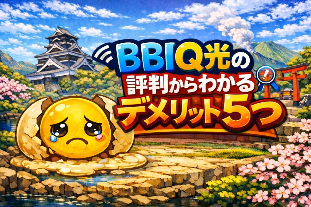 BBIQ光の評判からわかるデメリット５つ