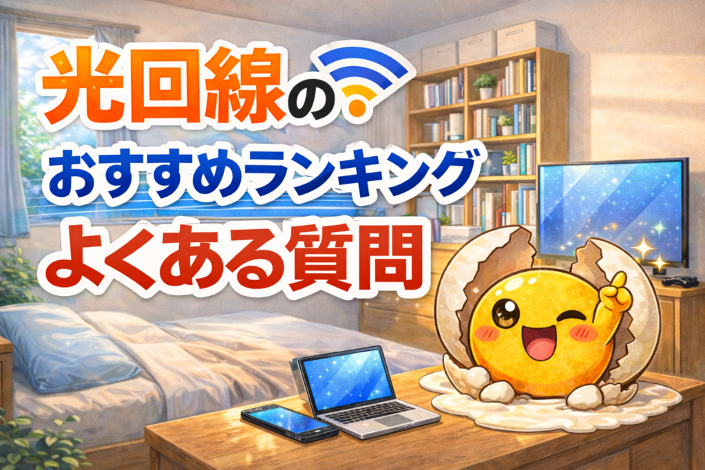 光回線のおすすめランキングでよくある質問