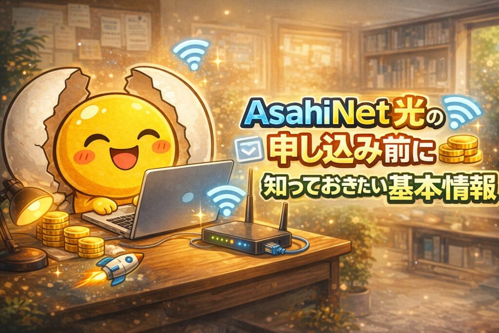 AsahiNet光の申し込み前に知っておきたい基本情報